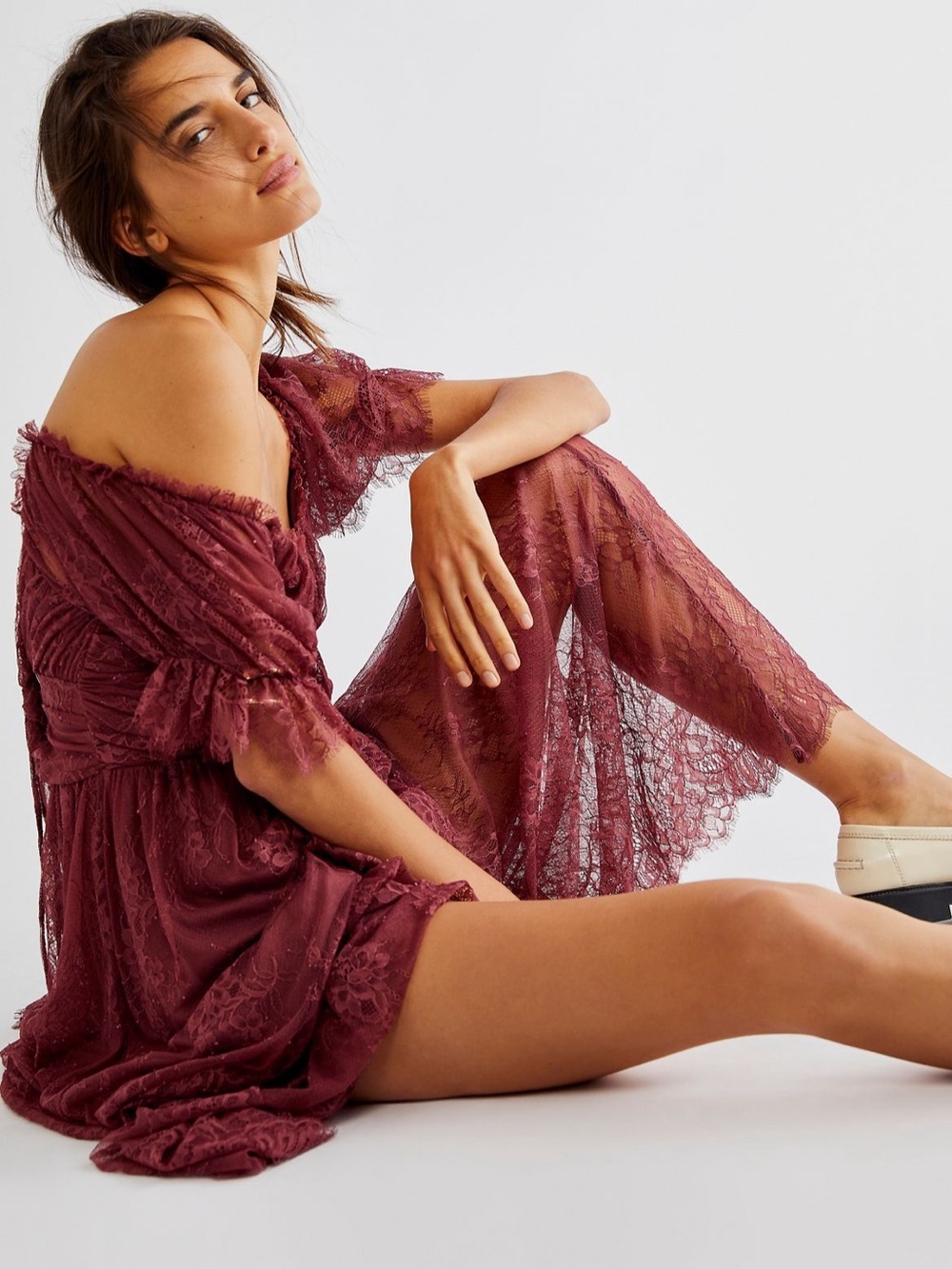 NWT Free People Dear Jane Midi Dress - Picture 4 of 16